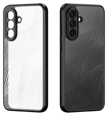 Immagine prodotto di Custodia per cellulare per Galaxy A56 5G / A36 5G, Dux Ducis Aimo, trasparente con cornice nera