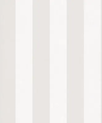 Produktbild von WALLCOVER Tapete Grau Vliestapete Streifen Streifentapete Landhaus Weiß Linien Modern Blockstreifentapete Fein Struktur 10.05 x 0.53 m  Germany