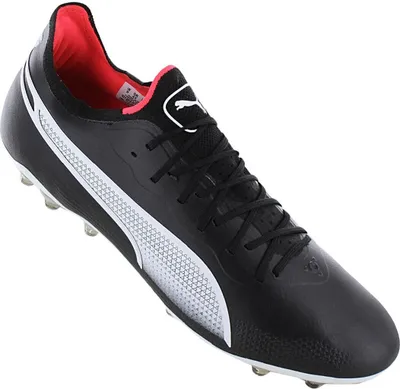 Produktbild von Puma King Ultimate MG Fußballschuhe schwarz/weiß 107252-01, Schuhgröße:39 EU