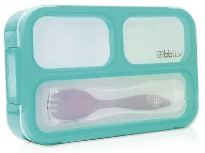 Immagine prodotto di bblüv porta pranzo con forchetta Bentö Blue