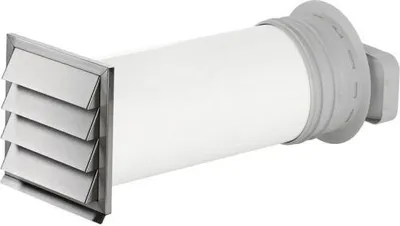 Immagine prodotto di Naber P-Klima-E flow 150 condotta a parete, bianco, acciaio inox 4051079 150 mm