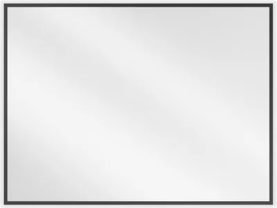 Obrázok produktu pre Obdĺžnikové kúpeľňové zrkadlo Mexen Loft 80 x 60 cm, čierny rám - 9852-080-060-000-70
