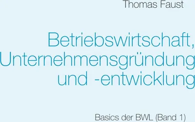 Produktbild von Betriebswirtschaft, Unternehmensgründung und -entwicklung