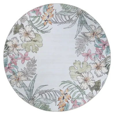Produktbild von Outdoor Teppich Rund - Poppy Creme