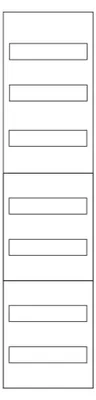Zdjęcie produktu dla Eaton Electric GmbH Panel dystrybucyjny ZSD-V17 7-rzędowy (226614)