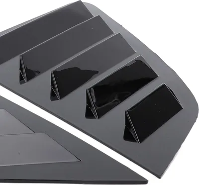 Immagine prodotto di 2 coprilunotto posteriore sinistro destro, ricambio per 8V hatchback 2014-2020, nero lucido