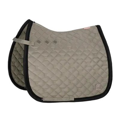 Produktbild von Eskadron HERITAGE Schabracke " GLOSSY QUILTED " Form - Pony-Dressur Farbe - ivorygrey