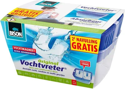 Produktbild von Bison Luftentfeuchter Vorteilspack neutral 2x900g - Feuchtigkeitsbekämpfer Haus