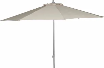 Produktbild von Sonnenschirm >Alu-Push Pro< in silber, Aluminium - 292x246x292cm (BxHxT)
