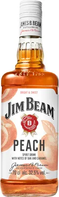 Produktbild von Jim Beam Peach 700ml 32,5% Vol.