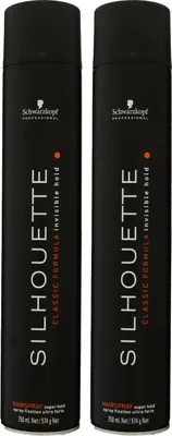 Produktbild von Schwarzkopf Silhouette Classic Formula 2 x 750 ml Haarspray starker Halt