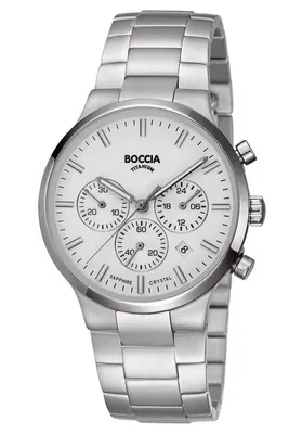 Produktbild von Boccia Herren Armbanduhr 3746-01 Chronograph Classic Titan