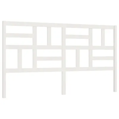 Immagine prodotto di vidaXL Testiera letto bianca 206x4x104 cm Legno massello di pino