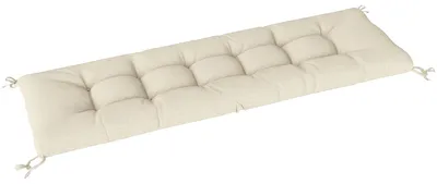 Produktbild von Outsunny Palettenkissen Abnehmbar Sitzkissen mit Befestigungsbändern Beige