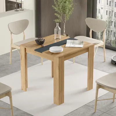 Obrázek produktu pro Čtvercový jídelní stůl Houseland Future 01 dub Castello/antracitově šedý