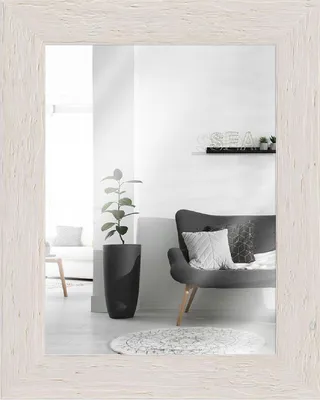 Produktbild von MendeFrames Wandspiegel H780 Strandhaus 29,7x42 cm weiß