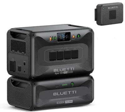 Immagine prodotto di Generatore solare BLUETTI Apex b300 e B300K + caricabatterie 2, 5529,6 Wh, alimentazione di emergenza per 2-4 giorni per la casa e i viaggi