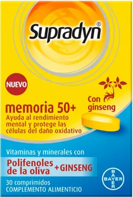 Produktbild von Supradyn Memory 50+ 30 Tablets