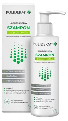 Immagine prodotto di JM SANTE Poliderm - shampoo antipforfora per cani e gatti – 250 ml