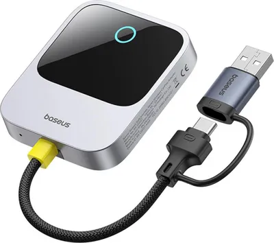 Produktbild von Adapter CarPlay Baseus SafeJourney Series bezprzewodowy - szary