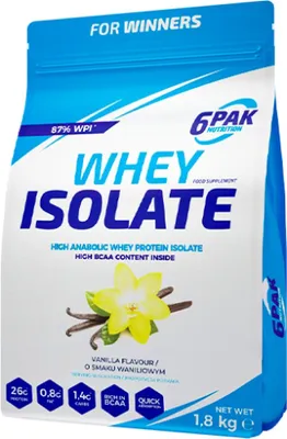 Zdjęcie produktu dla 6Pak Whey Isolate 1800G Vanilla