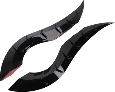 Produktbild von 2PCS Auto Dach Hörner Modifikation Einzigartige auffällige Außen Dekor Horn Ornament für SUV Limousine Fließheck Schwarz