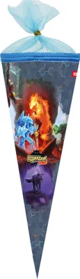 Produktbild von Nestler Schultüte Tüllv. 35 cm rund EldradorCreat2 Schleich