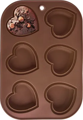 Produktbild von Silikonform für Muffins, Cupcakes und Herzchen zum Backen von Cupcakes