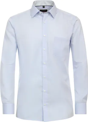 Produktbild von REDMOND Herren Businesshemd Langarm Kent Modern-Fit Twill Hellblau S