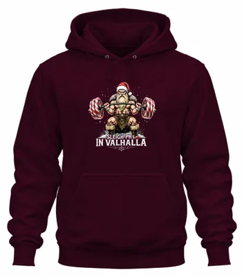 Obrázok produktu pre Mikina s kapucňou Uni, bordová, S