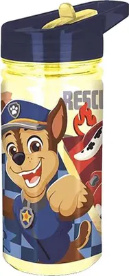 Obrázok produktu pre Detská fľaša na pitie Paw Patrol 475 ml s odklápacím viečkom a držadlom