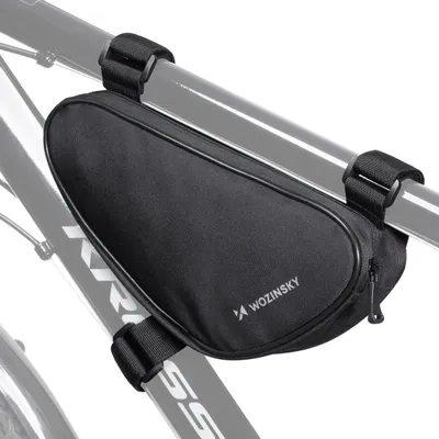 Produktbild von Wozinsky WBB11BK, Rahmen, Fahrradtasche, Polyester, Schwarz, 1,5 l, 200 mm