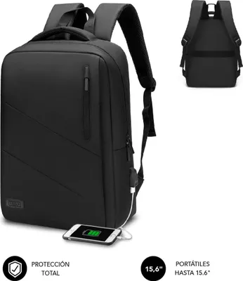 Produktbild von SUBBLIM SUB-BP-2BL2002, Rucksack, 39,6 cm (15.6"), Schultergurt, 610 g