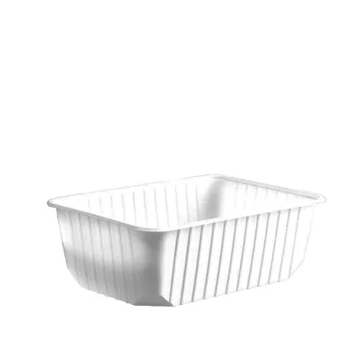 Immagine prodotto di Contenitore rettangolare bianco da 1000 ml (PP) [50 pezzi]