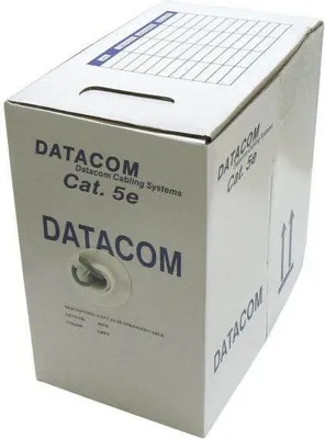 Obrázek produktu pro DATACOM UTP Cat5e PVC kabel 305m (drát), šedý
