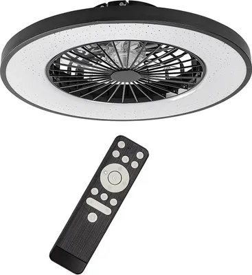 Zdjęcie produktu dla Lampa sufitowa z wentylatorem - Lampowentylator LED 72W z pilotem DALFON2 71334 Rabalux