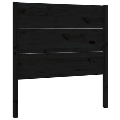 Obrázok produktu pre vidaXL Čelo postele čierne 96x4x100 cm Masívne borovicové drevo