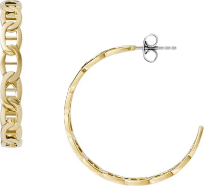 Produktbild von Fossil Ohrringe Damen Heritage D-Link Edelstahl Gold-Ton JF04781710