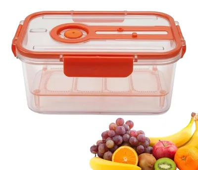 Produktbild von Gemüse- und Obstaufbewahrungsbox mit Ablaufeinrichtung