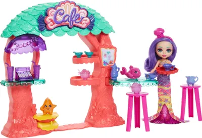 Produktbild von Enchantimals Meerjungfrauen-Café inkl. Martina Mermaid Puppe & Zubehör