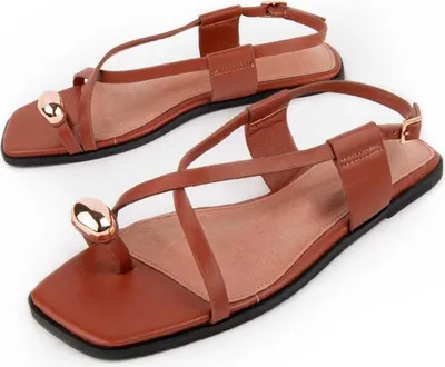 Produktbild von Montevita Flache Sandale Mirea6 Braun