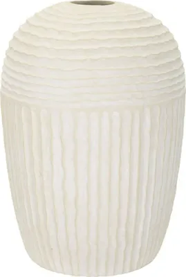 Image de Mauro Ferretti Vase Stalactite 39x56 cm crème