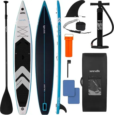 Imagen del producto de Kit inflable para tablas de paddle surf, con accesorios
