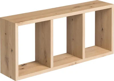 Produktbild von TRIADE Würfelregal, offenes Design, aus Artisan Eiche, mit einer Ablage