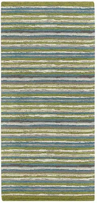 Immagine prodotto di Tappeto Velour antiscivolo LAOS 55X240 cm GREEN | GalleriaFarah1970