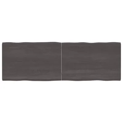 Produktbild von Tischplatte 180x60x(2-4) cm Massivholz Behandelt Baumkante