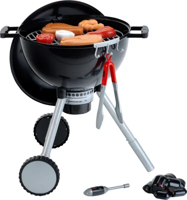 Produktbild von Theo Klein 9466 Weber Kugelgrill One Touch Premium | Kinder-Grill mit Licht, Sound und zahlreichem Zubehör