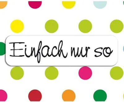 Produktbild von Allgemeine Wünsche  Einfach nur so  MidiKlammerkarte  Blumenkärtchen m