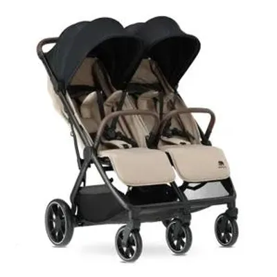 Produktbild von DERYAN Luxe Rolo X2 XL V2 Duo Buggy - Doppelkinderwagen - Nougat