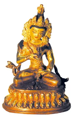 Produktbild von "Vajradhara" Kupfer vergoldet 10cm